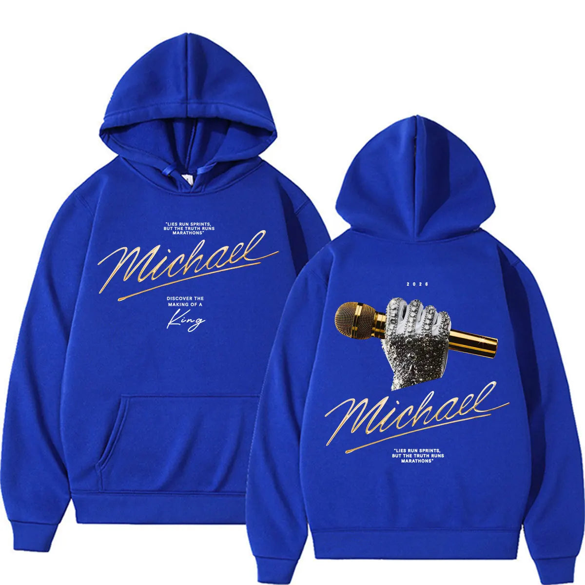Michael Jackson King of Pop 2026 Movie Hoodies Men Women Fashion Retro High Street Sweatshirts Casual Cozy Long Sleeve Pullovers