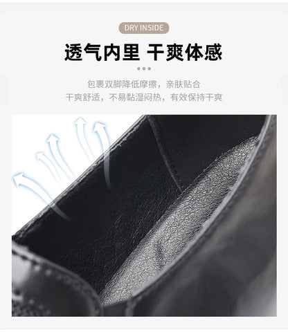 Leisure Walk Male Loafers Outdoor Anti-slip Men's Driving Shoes Handmade Business Footwear Elegantes Slip on Flats Oxford Shoes