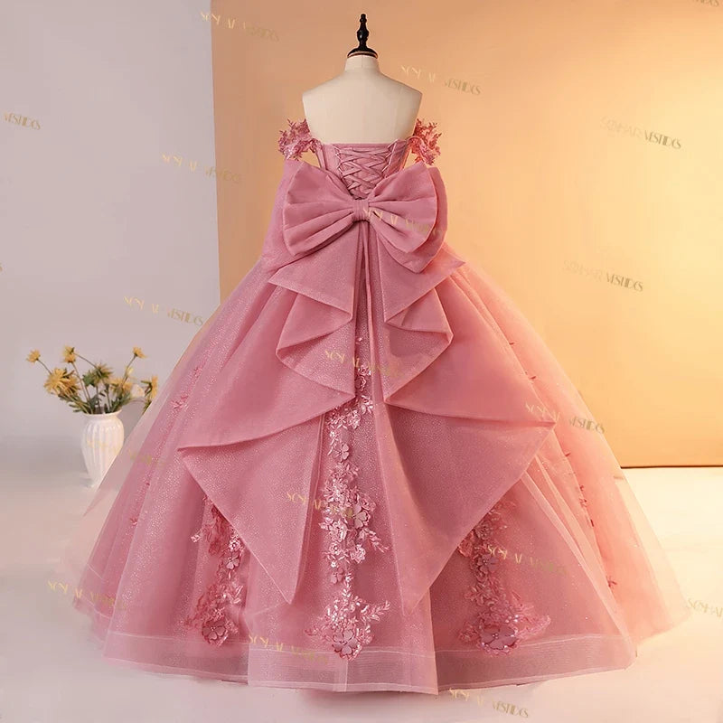 Pink 15 Quinceanera Dresses Ball Gown Sweet Lace Party Dresses 15 Year Old Dress For Quinceanera Customized Princess Gown 2025