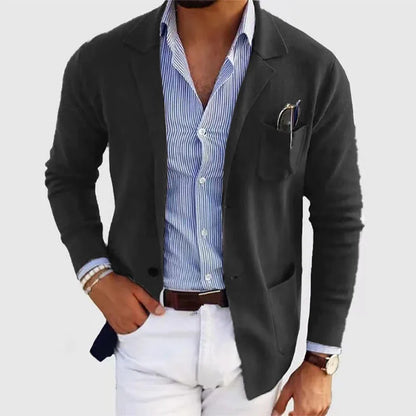 2026 New Men's Blazer Jackets Fashion Slim Fit Solid Single-breasted Suit Coats Business Casual Outerwear Wedding Suits for Men