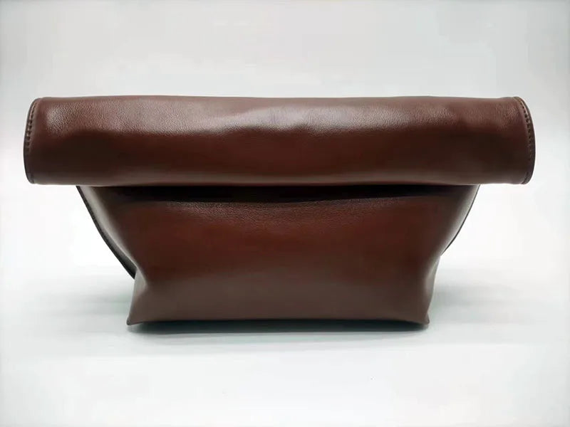 Vintage Women Clutch Bag Soft Pu Leather Lady Evening Bags Trend Party Girl Envelope Bag Fashion Burgundy Clutches Purse