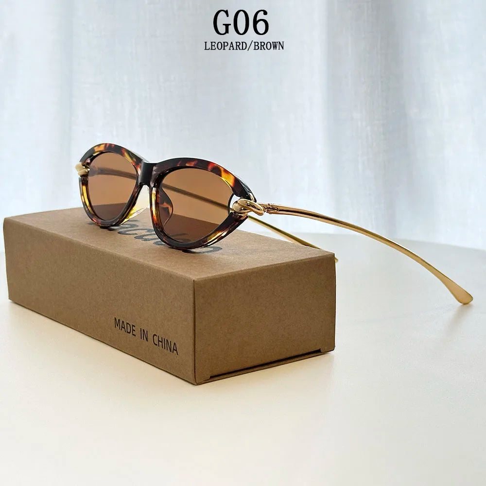 Cat Eye Sunglasses Women 2026 Designer Fashion Glasses Vintage Sunscreen Dropshipping Lentes De Sol Mujer Lunette Soleil Femme