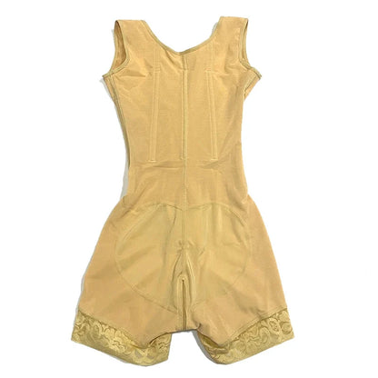Fajas Shapewear Bodysuit Body Shaper Women 9-bone High Compression Girdles Double Tummy Control Full Body Open Crotch