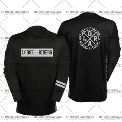 2025 newcomer motorcycle riding jerseys Loose rider shirt DH off-road motorcycle breathable sports T-shirt