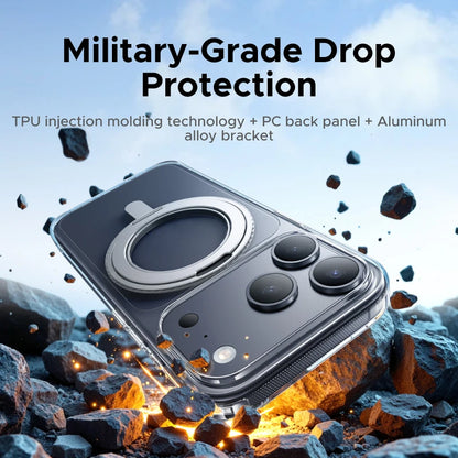 For iPhone 17 Pro Max 360° Magnetic Stand Case Cover for iPhone 17pro for Magsafe Rotatable Magnet Kickstand Case