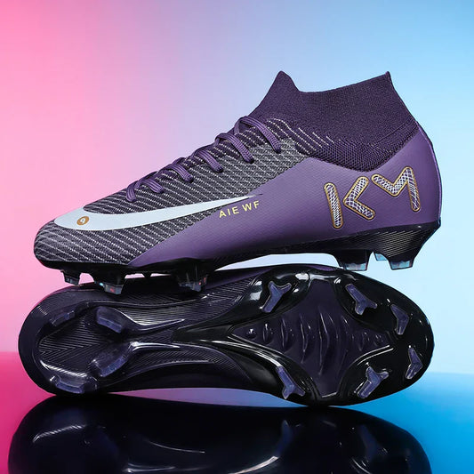 New Men Match Football Boots Ankle Non-Slip TF/FG Professional Soccer Shoes Boys Sneakers Comfortable Sports Shoes Unisex