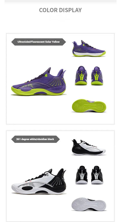 Team Joker Men Basketball Shoes Combat Rebound Anti-slip Wear-resistant CQT-QU!K Stable High-top Sneakers 572511105