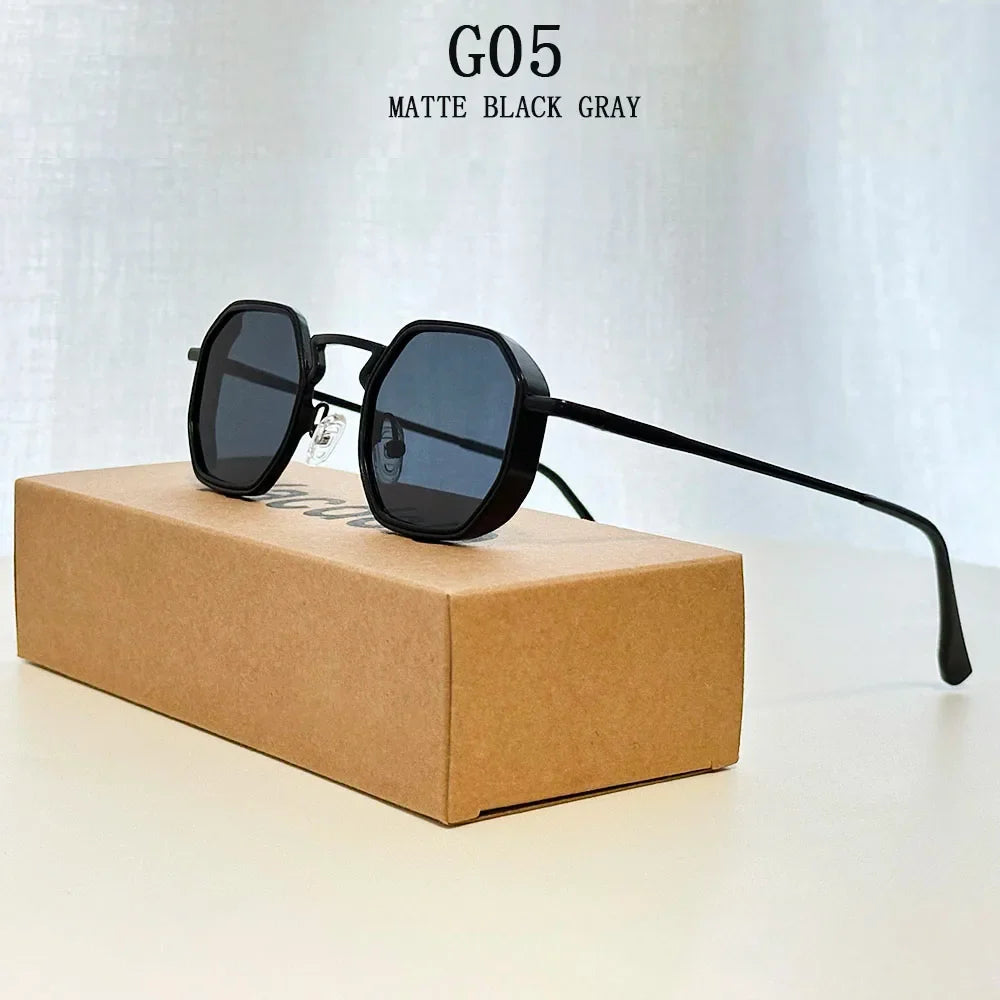 Steampunk Sunglass Men 2025 Square Sunglasses Women Trendy And Fashionable Vintage Fashion Glasses Gafas De Sol Hombre Zonnebril
