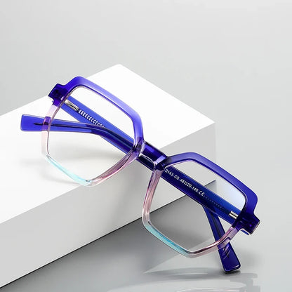 Oversise Women Myopia Prescription Glasses Hyperopia Reading Glasses Anti Blue Light Optical Eyeglasses Frame PFD2143