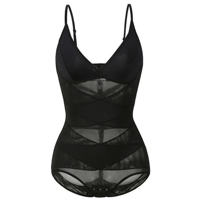 Women Butt Lifter Mesh Bodysuit Shapewear Waist Trainer Body Shaper Belly Slimming Sheath Push Up Underwear Reduce Abdomen