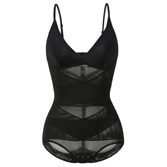 Women Butt Lifter Mesh Bodysuit Shapewear Waist Trainer Body Shaper Belly Slimming Sheath Push Up Underwear Reduce Abdomen