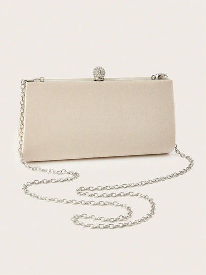 Fashionable, elegant, sparkling rhinestone women's clutch, evening bag, party bag, exquisite and charming ball banquet bag.