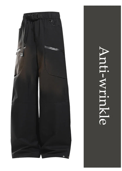 Autumn Hiking Pants Male With Belt Outdoor Waterproof Windproof Camping Trousers Spring Women Wear-Resistant Mountaineering Pant