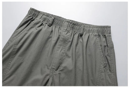 Plus Size Men's Cargo Pants Casual Loose Multi Pocket High Quality Cotton Pants Long Trousers Mens Jogger Pants 5XL 6XL