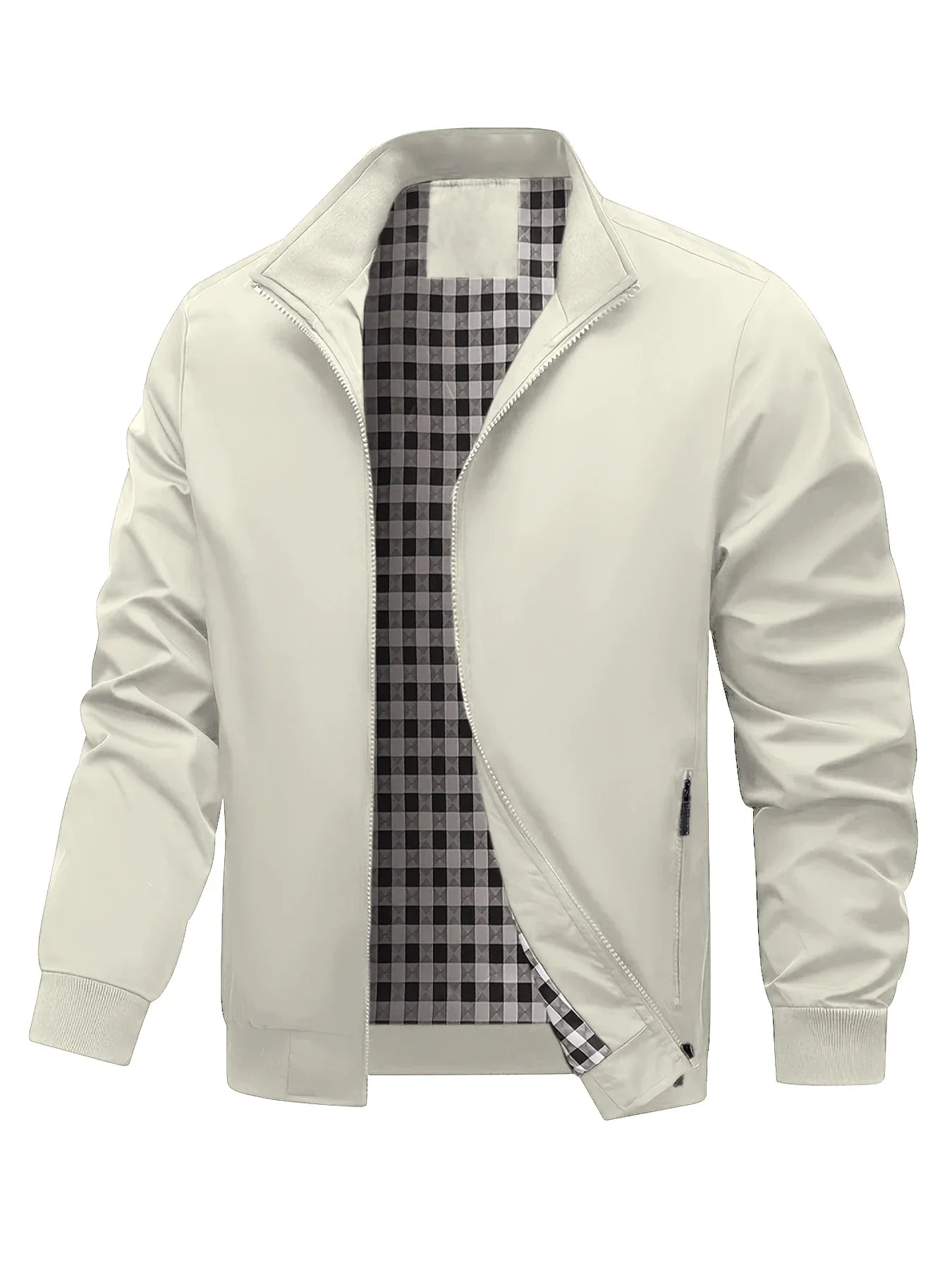Plus-Size Jackets, Trendy Men's College-Style Jackets, Fashionable Plus-Size Men's Casual Outerwear for Spring and Autumn