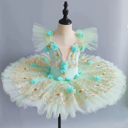 Summer Kids Ballet Dress Girls Children Clothes Princess Dress Women Ballet Tutu Dance Costumes Mother Daughter Outfit Vestido
