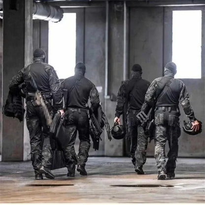 Tactical Uniform Milit Camo Suit Hunting Clothes Combat Shirts Camping Pants Men Workwear Suits Airsoft Paintball Sets