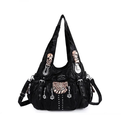 Women Handbags Women Shoulder Bags Fashion PU Leather Handbag Female Satchel Big-capacity Shoulder Purse Bag bolsa feminina