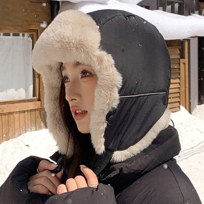 Russian Hat Ushanka Men Women New Thick Warm Winter Fur Hat Windproof Snow Ski Trapper Earflap Cap Male Female Bomber Hat