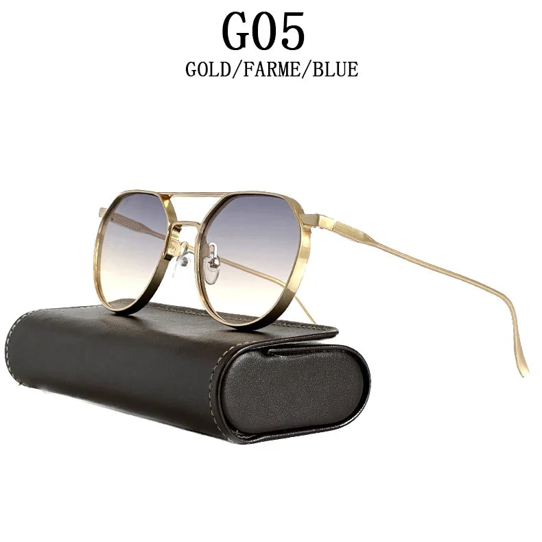 Heavy Metal Sunglasses For Men Round Steampunk Sunglasses Women Trendy Luxe Punk Fashion Glasses Gafas De Sol Hombre Zonnebril