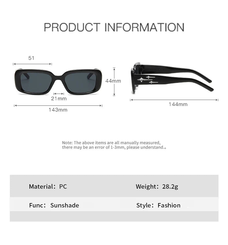 Cycling Retro Y2K Style Small Square Sunglasses Women kitten Eye Sunglasses Fashion Colorful Mirror Goggles Punk Suns Glasses