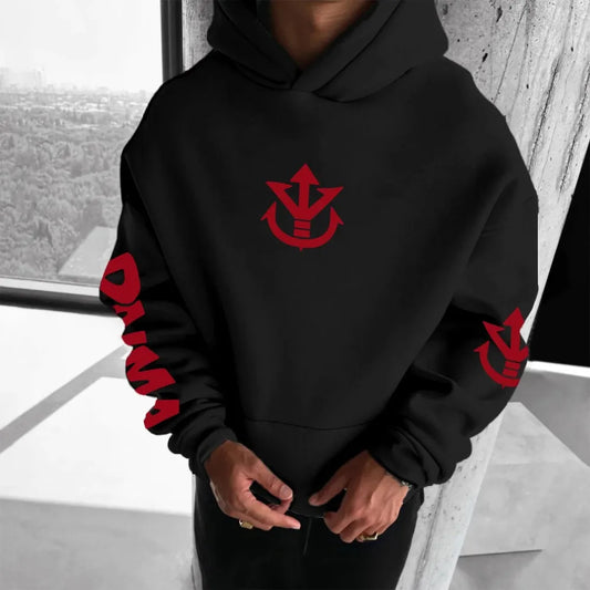 Dragon Ball Men's Hoodie Sweater Goku Super Saiyan 4 Japanese Anime Summer Autumn Boys Children's Long Sleeve Parent-Child Wear