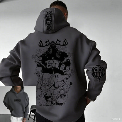 One Piece Chopper Anime Hoodie Men Women Pullover Sweatshirt Graphic Print Streetwear Casual New Spring Autumn Long Sleeve Top