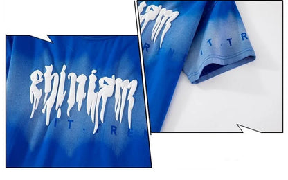 Summer Boys Cotton Alphabet Tie Dye t-Shirt Tops+Sweat Shorts Pant School Kids Tracksuit Child 2PCS Outfit Workout Set 5-16Years