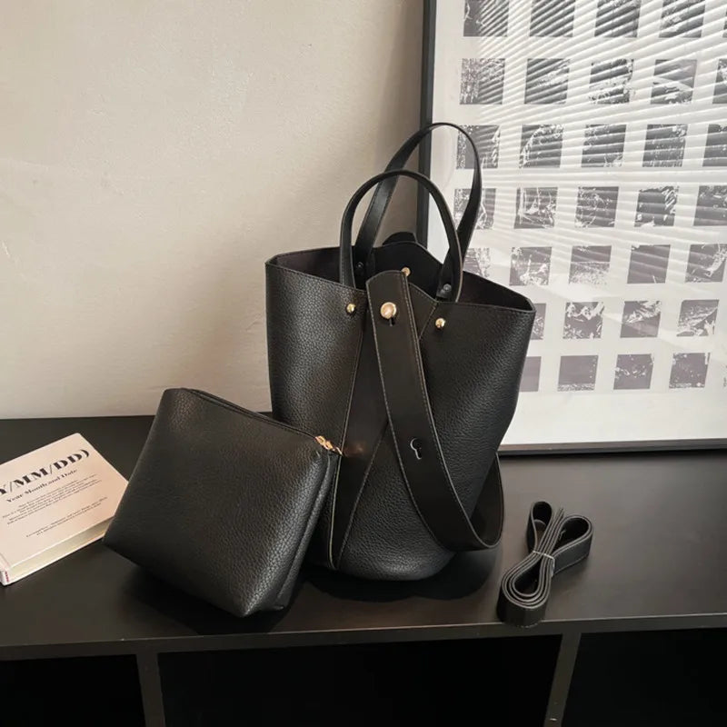 Fashion Trending Brand Luxury Designer Women Bags Female Handbags Solid Bucket Bag For Women 2026 Crossbody Shoulder Bags Totes