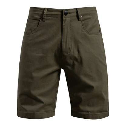Men's 100% Cotton Summer Shorts Casual 11-Tone Multi-Pocket Lightweight Street Shorts
