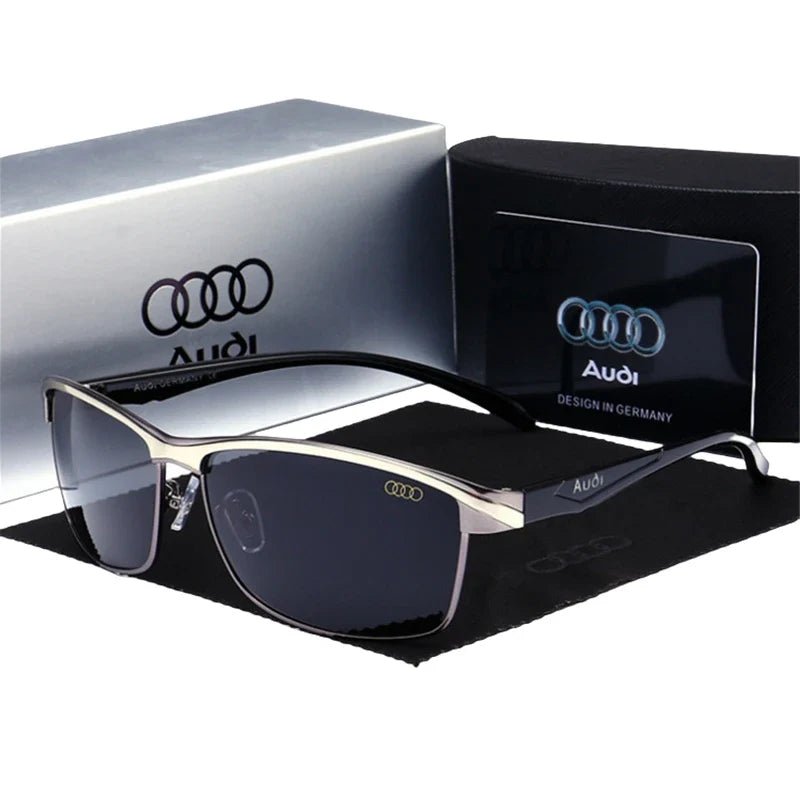 Luxury brands AUDI Sunglasses for Men Polarized Sun Glassesn UV400 Driving Motorcycle Outdoor Cycling Glasses AntiGlare Lens 551