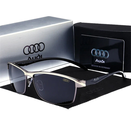 Luxury brands AUDI Sunglasses for Men Polarized Sun Glassesn UV400 Driving Motorcycle Outdoor Cycling Glasses AntiGlare Lens 551