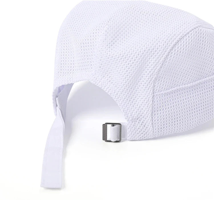Summer Mens Hats Breathable Mesh Newsboy Caps Outdoor Baker Boy Boinas Cabbie Hat Fashion Driving Flat Cap For Women