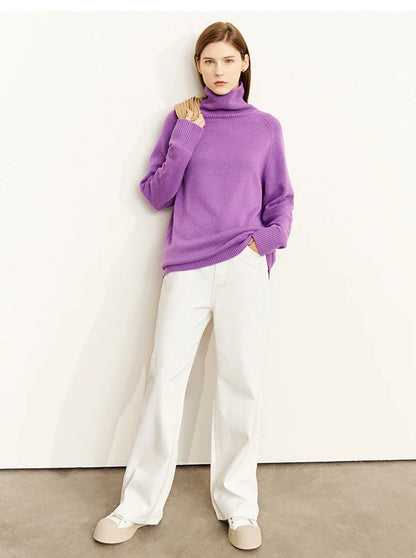 Minimalism Women Jeans 2025 Autumn Vintage Denim Pants Loose Wide Leg Pants Woman Casual Pants Female Trousers 12551002