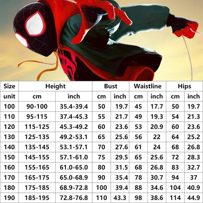 Spiderman Zentai Costume Anime Superhero Miles Morales Spider Man Cosplay Costume Bodysuit Halloween Costume for Kids Boy Adult
