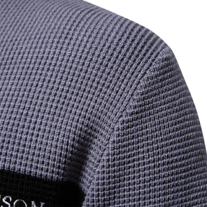 Fashion Stripe Youth Sweater for Men Casual Pullover Quality Knitted Sweater Male Winter Long Sleeved