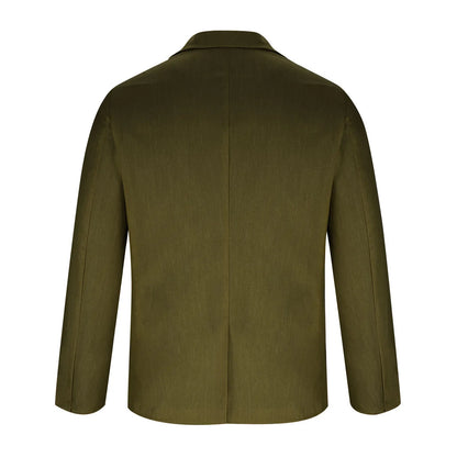 2026 Fashion Men's Clothing Business Casual Blazer Coats Classic Single Button Slim Fit Suit Jackets Elegant Gentleman Suit Tops