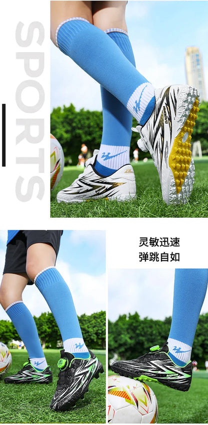 Kids Soccer Shoes FG/TF Football Boots Professional Cleats Grass Training Sport Footwear Boys Outdoor Futsal Soocer Boots 28-39