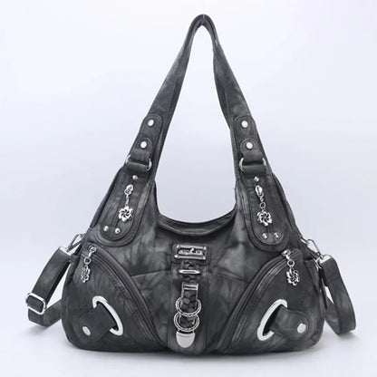 Women Handbags Fashion Leopard Shoulder Bag Large Tote Top-handle Shopping Pack Multifunctional Satchel Lady Hobos  Big Purse