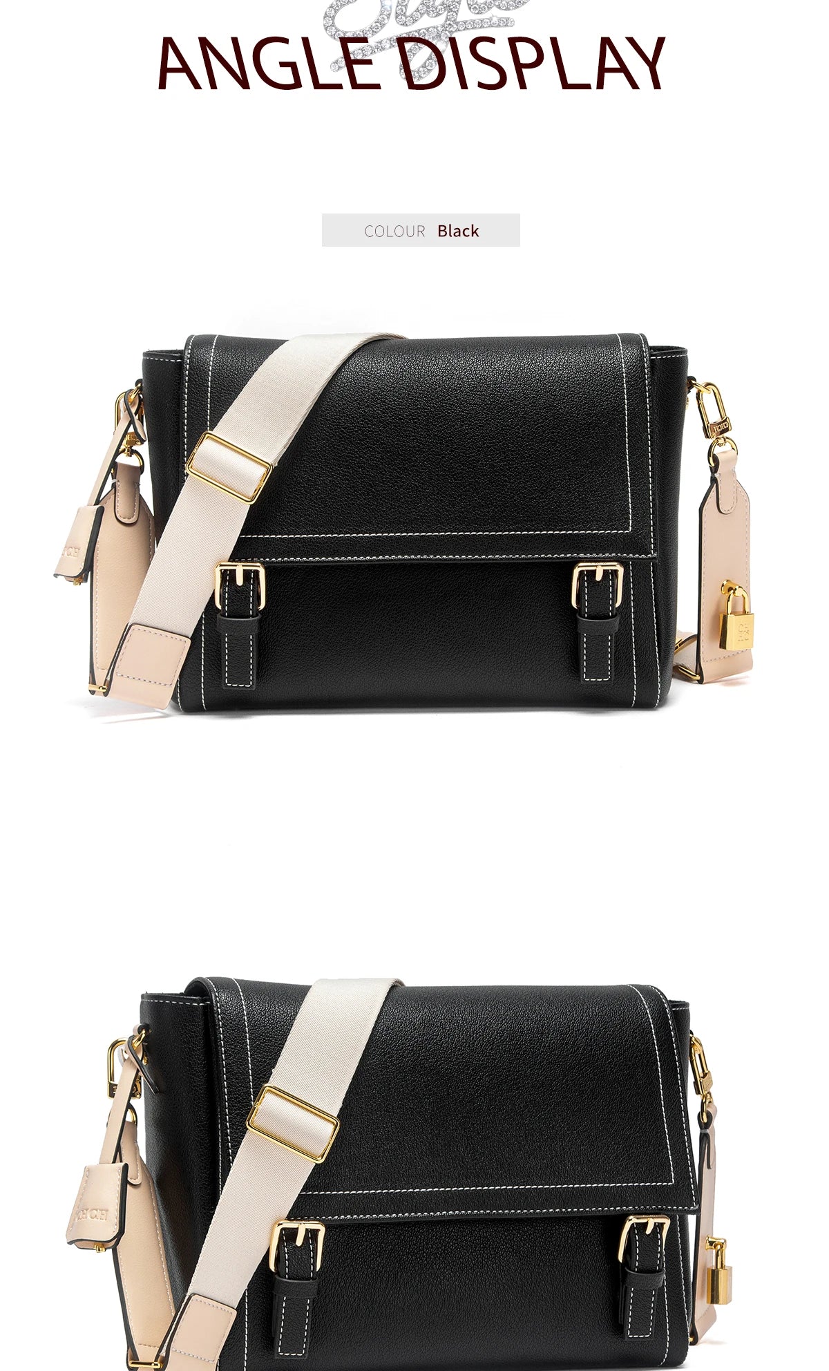 Women's Shoulder Bag 2026 Spring/Summer New Flip Camera Bag Simple Large Capacity Shoulder Bag