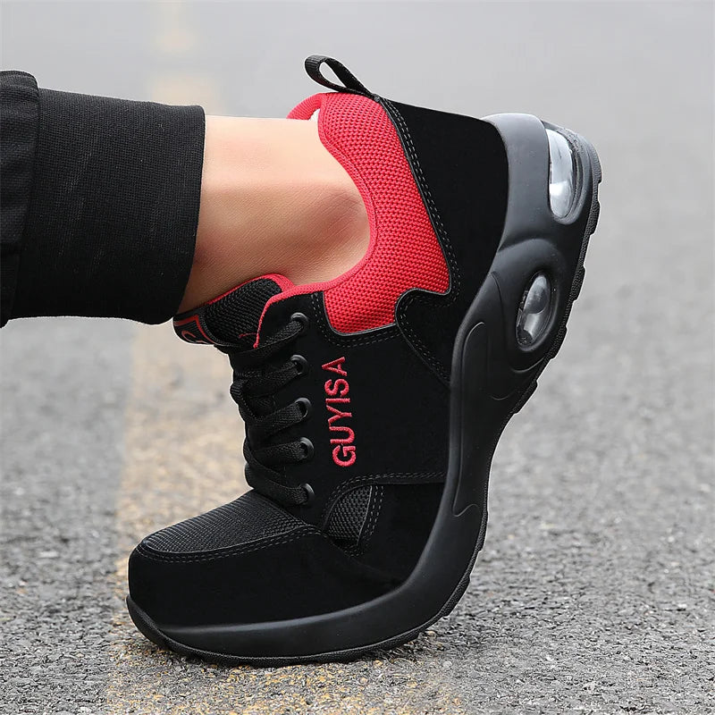 35-50 Air Cushion Working Shoes For Men Anti-Smashing Steel Toe Puncture Proof Construction Safety Shoes Sneakers Male Footwear