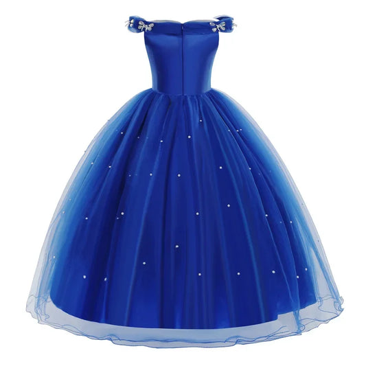Girls Cinderella Dress Christmas Halloween Party Princess Costumes Kids Birthday Gown dresses
