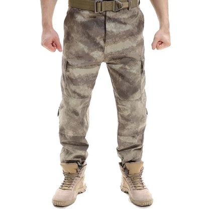Men's Uniform Camouflage Tactical Multicam Cargo Pants Army Combat Long Trousers Fisthing Climbing Hunting Pants