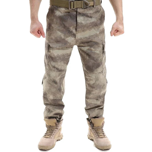 Men's Uniform Camouflage Tactical Multicam Cargo Pants Army Combat Long Trousers Fisthing Climbing Hunting Pants