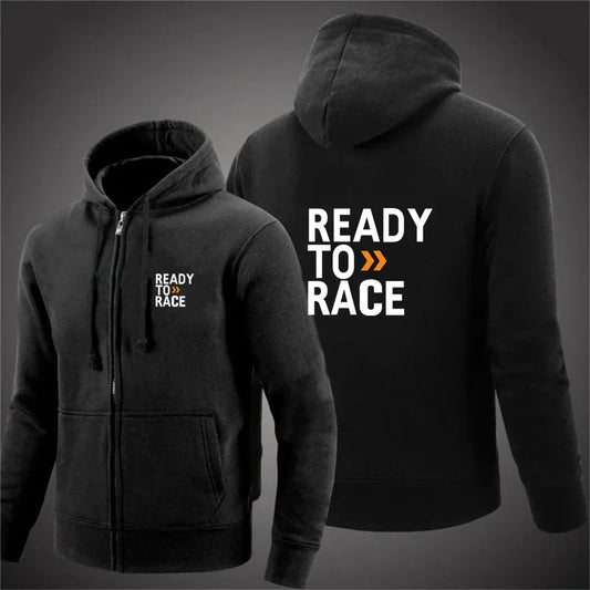 Spring Autumn Men Hoodies Ready To Race Print Hoody Women Sweatshirt Hip Hop Unisex Streetwear y2k Clothing Hombre