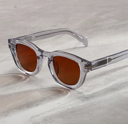 Fashion Thick Plate Acetate Lunette De Soleil Homme Retro Square Frame Personality Polarized Sunglasses Sunglasses Woman 2025