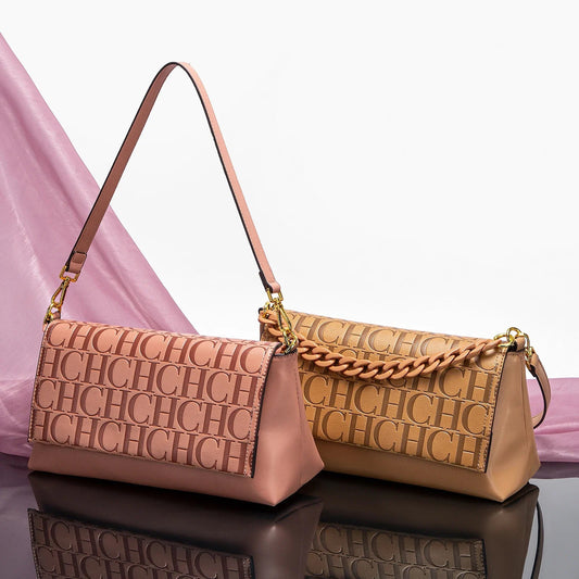 Classic New Solid Color Rectangular Women's Shoulder Bag Fashion Retro Party Multi Functional Occasion Chain Bag