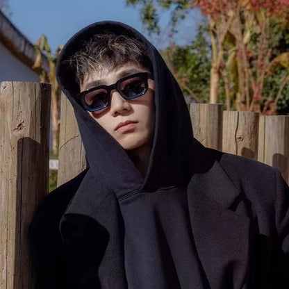 Fashion Luxury Brand  Man Sunglasses SASTATRE Handmade Square Small Frame Sunglasses Woman Outdoor UV400  Protection SUN GLASSES