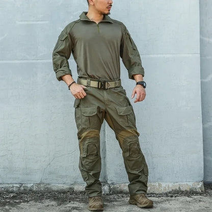 Outdoor Military Tactics Work Pants G3 Cargo Trousers Training Hiking GEN3 Green Spot Combat Tactical Pants Hunting Clothes Men