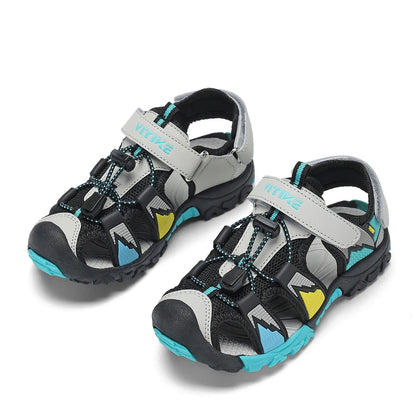 Boys Girls Sports Sandals Summer Kids Closed Toe Outdoor Sandals Athletic Water Shoes Sandals Child Pool Beach Sandals